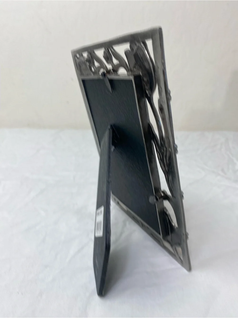 ELSA 1996 Vintage Silver Tulip Metal Photo Frame